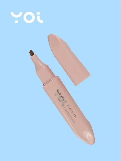 Текстовыделитель Yoi, Pudre, пастельный ванильный - фото 2