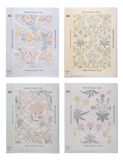 Папка 20ф "Flowers", ассорти - фото 1