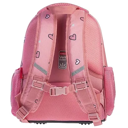 Ранец "ERGONOMIC MINI -Зайка в кармашке" 35*27*13см, 1отд.,  EVA, нагрудн.стяжка, светоотраж.элементы, 2 кармана - фото 4