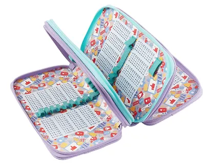 Пенал 3 отделения "Озорной хвостик" 19*11 см - фото 4