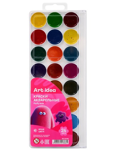 Акварельные краски 24 цвета, Art idea - фото 1