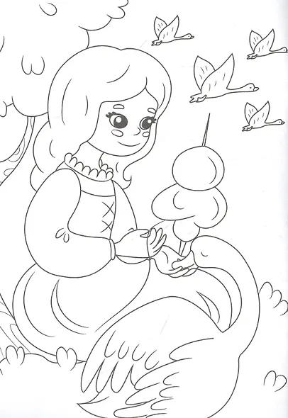 РАСКРАСКА А5 эконом. ЛЮБИМЫЕ СКАЗКИ (голубая) - фото 2