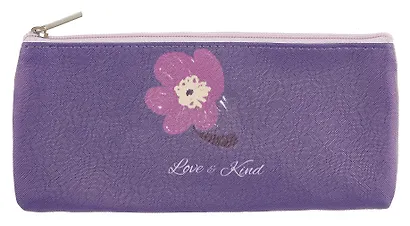 Пенал-косметичка "Lavender" плоская, с подкладом, ассорти, Yoi - фото 8