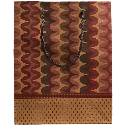 Пакет А5 24*19*8 «Pink and grey» крафт, женск. - фото 3