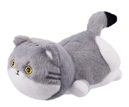 Мягкая игрушка Котик серый с пятнышками (25см) (12-1040-202405-T14) - фото 3