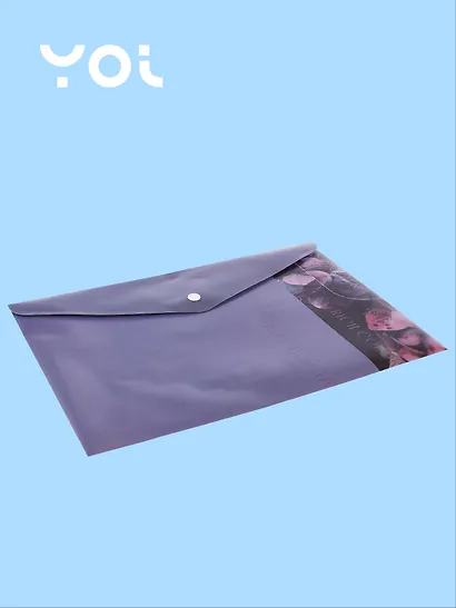 Папка -конверт «Fleur» А4 на кнопке, Yoi - фото 2