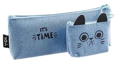 Пенал-косметичка Yoi, It's Time, с кошельком, в ассортименте - фото 6