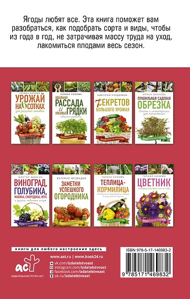 Как вырастить виноград и другие любие ягоды. Простые и понятные инструкции для начинащих. Виноград, голубика, малина, смородина, ирга и другие любимые ягоды - фото 2