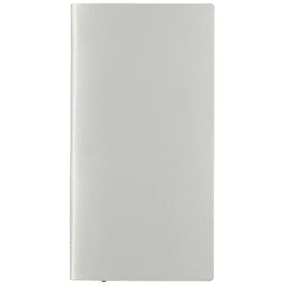 Записная книжка А6 96л серебряная, мягкий переплет, стикеры+скрепки+брелок в комплекте, тонир.блок - фото 6