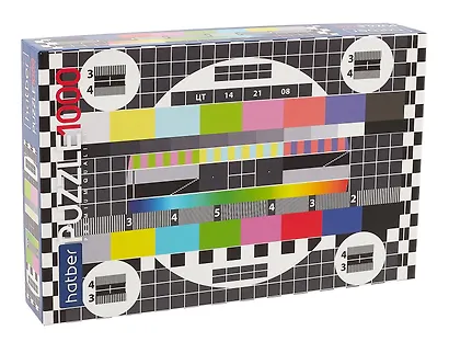 Пазл 1000 элементов "Настроечная таблица ТВ_цв" 68х48 см - фото 1