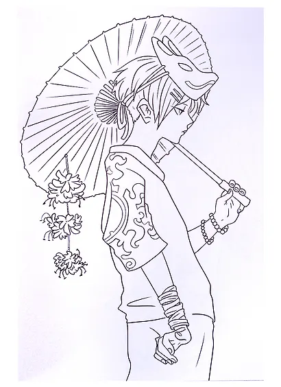 МАКСИ-РАСКРАСКА. АНИМЕ - фото 3