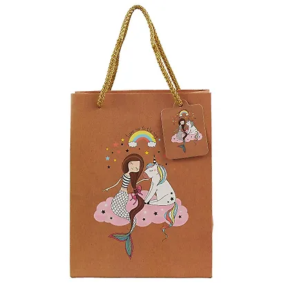 Пакет А5 23*18*10 "Mermaid and unicorn" дет., бум.мат.ламинат (в ассортименте) - фото 3