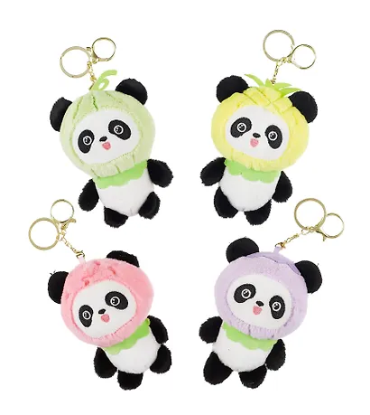 Брелок Панда Кигуруми (фрукты) (текстиль) (12см) (12-0650-D7) - фото 1