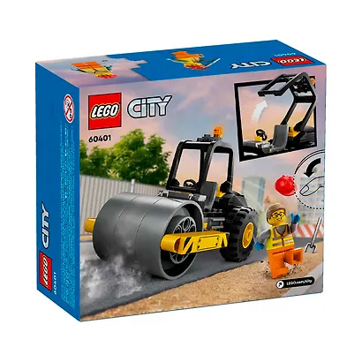 LEGO City: Дорожный каток, 78 деталей (60401) - фото 4
