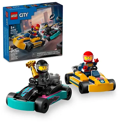 LEGO City: Картинг и гонщики, 99 деталей (60400) - фото 1