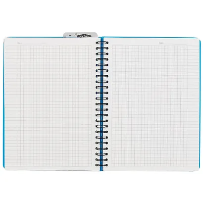 Тетрадь в клетку Stila, Neon blue, 96 листов - фото 2