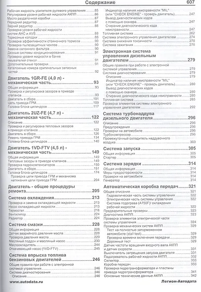 Toyota Land Cruiser 200. Модели с 2007 года выпуска с бензиновыми 1GR-FE (4,0 л.), 2UZ-FE (4,7 л.) и дизельным 1VD-FTV (4,5 л. Common Rail) двигателями. Устройство, техническое обслуживание и ремонт - фото 3