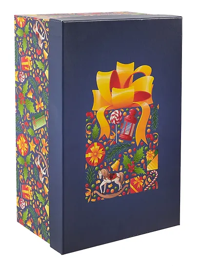 Коробка подарочная "НОВОГОДНЯЯ ИГРУШКА" 30.5*20*13см, Новый год, картон - фото 1