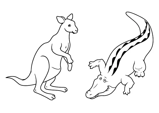 РАСКРАСКА А5 эконом. ДИКИЕ ЖИВОТНЫЕ - фото 2