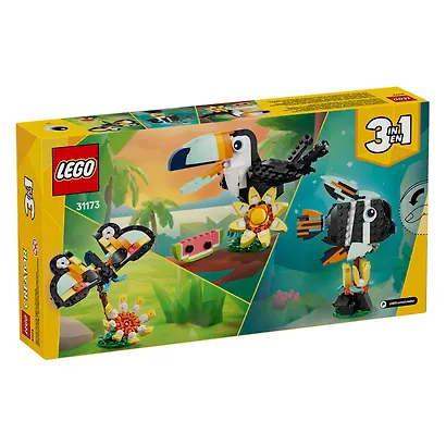 31173 Конструктор детский LEGO Creator 3-in-1 Дикие животные: тропический тукан, 225 деталей, возраст 7+ - фото 3