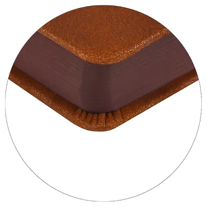 Ежедневник дат. 2026г. А5 176л "Тиволи глосс" коричневый, кожзам, тв.переплет, блинт.тиснение, офсет, справ.мат-лы, закругл.углы, 2 ляссе, инд.уп - фото 15