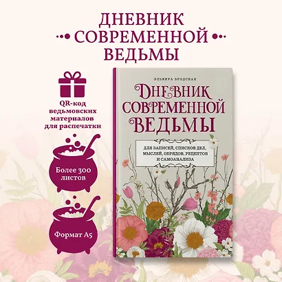 Дневник современной ведьмы: для записей, списков дел, мыслей, обрядов, рецептов и самоанализа (светлый) - фото 4