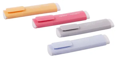 Текстовыделители 04цв "Grace" ПВХ, подвес, Hatber - фото 4