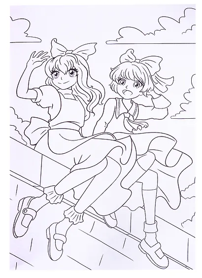 МАКСИ-РАСКРАСКА. АНИМЕ - фото 2