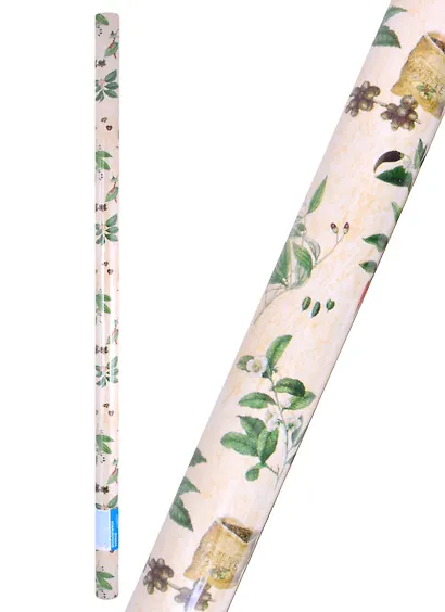 Бумага упаковочная 70*100см "Цветущий сад" суперглад., инд.уп., ассорти - фото 1