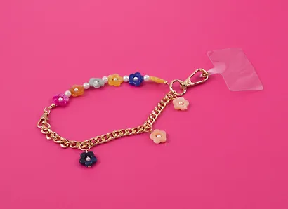 Шнурок-подвеска для телефона «Цветочки» - фото 3