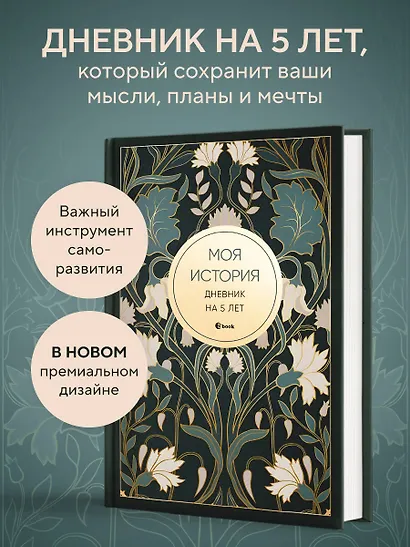 Моя история. Дневник на 5 лет (пятибук мини, ар-деко) - фото 3