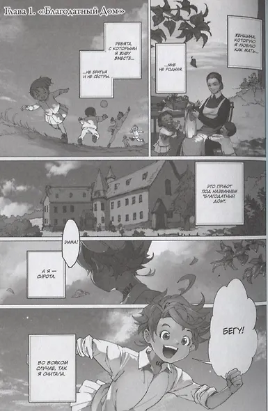 Обещанная страна грез. Книга 1 (Том 1, 2) (Обещанный Неверленд). Манга - фото 3