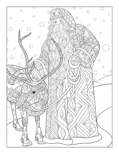 Новогодняя раскраска - фото 3