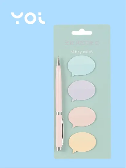 Закладки самоклеящиеся Yoi, "Сноска", 4 цвета по 30 листов - фото 2