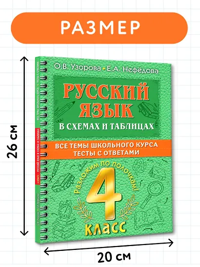 Русский в схемах и таблицах: Все темы школьного курса. Тесты с ответами: 4 класс - фото 7