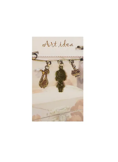 Кулоны в асс.1 Подвеска Девочка бронза (QA 4188) (14021179) (упаковка) - фото 1