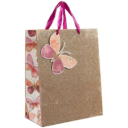 Пакет А4 33*26*13 Бабочка жен., бум.мат.ламинат - фото 1