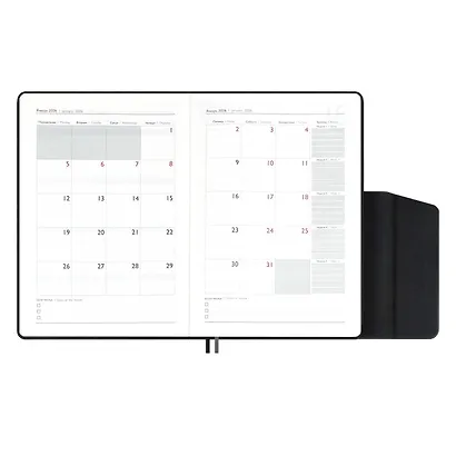 Ежедневник дат. 2026г. А5 176л "Тиволи глосс" черный, кожзам, тв.переплет, блинт.тиснение, офсет, справ.мат-лы, закругл.углы, 2 ляссе, инд.уп - фото 11