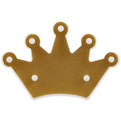 Светильник LED Корона (глиттер) (пластик) (18х11) (12-07509-7509-1) - фото 1