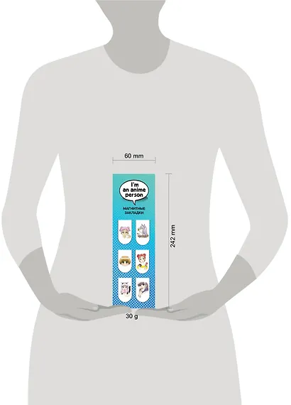 Набор магнитных закладок «Манга» - фото 6