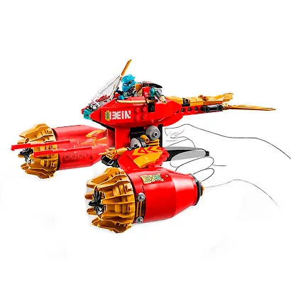 LEGO NINJAGO: Боевой робот Кая Всадник бури, 333 детали (71830) - фото 7
