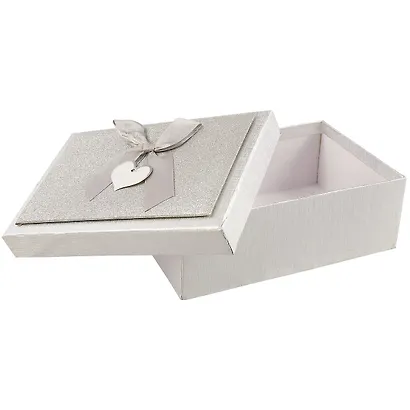 Подарочная коробка «Металлик серебро», большая - фото 2