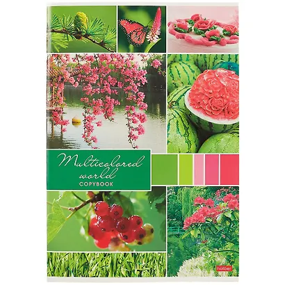 Тетрадь в клетку Hatber, "Разноцветный мир", А4, 96 листов, в ассортименте - фото 3