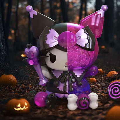 Коллекционная фигурка Mighty Jaxx Куроми Spooky Fun Series (19см) (71165) - фото 6