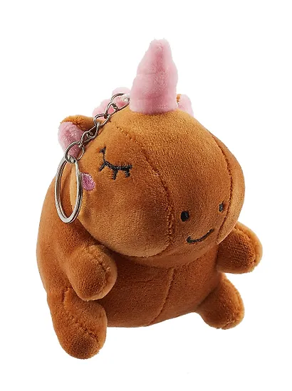 Брелок Капибара-единорог (текстиль) (11см) (12-0727-P1) - фото 1