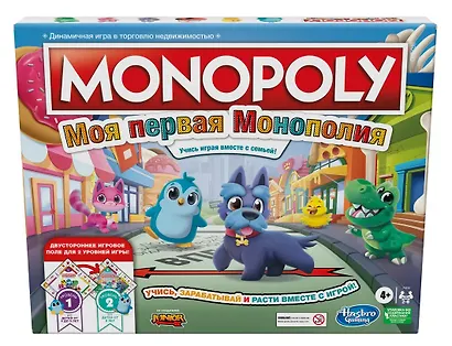 Игра настольная Hasbro Games Монополия Джуниор 2в1 - фото 2