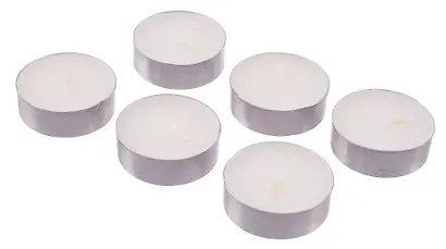 Новогодний набор чайных свечей Домики Мандарин (6 шт) (12х8) - фото 3