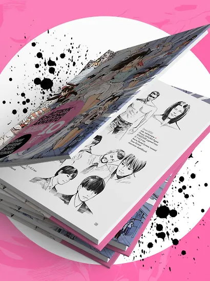 Артбук Ёситоми Акихито. Последние 10 лет. Большая коллекция скетчей и персонажей - фото 11