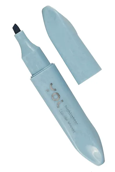 Текстовыделитель Yoi, Adriatic, пастельный синий - фото 4