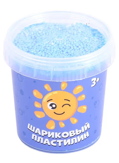 Шариковый пластилин модели "Puzzle Foam", синий - фото 1